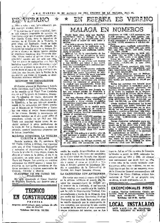 ABC MADRID 30-08-1966 página 47