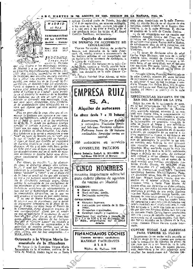 ABC MADRID 30-08-1966 página 49