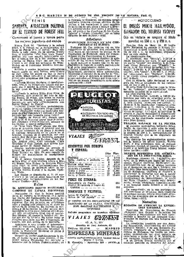 ABC MADRID 30-08-1966 página 63