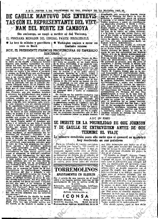 ABC MADRID 01-09-1966 página 25