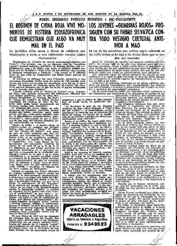 ABC MADRID 01-09-1966 página 27