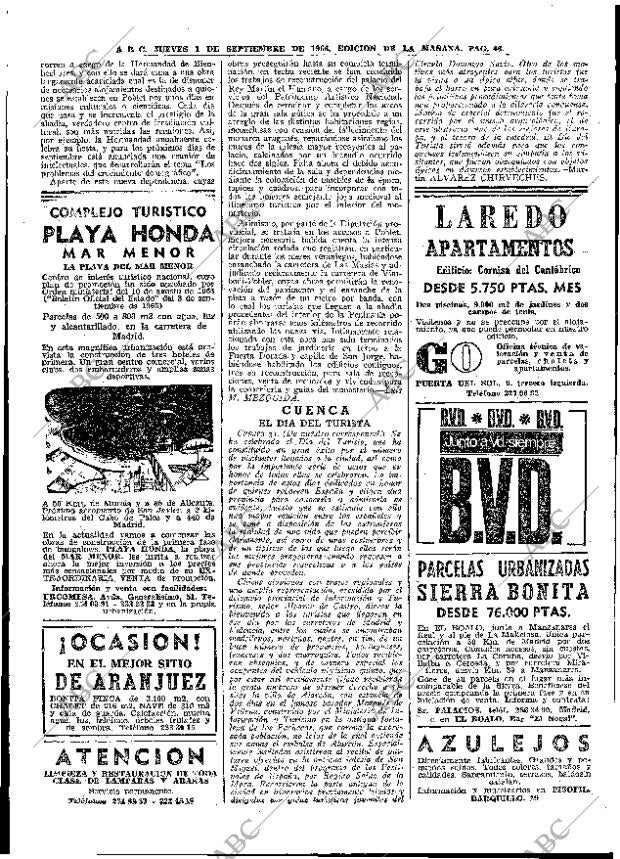 ABC MADRID 01-09-1966 página 46