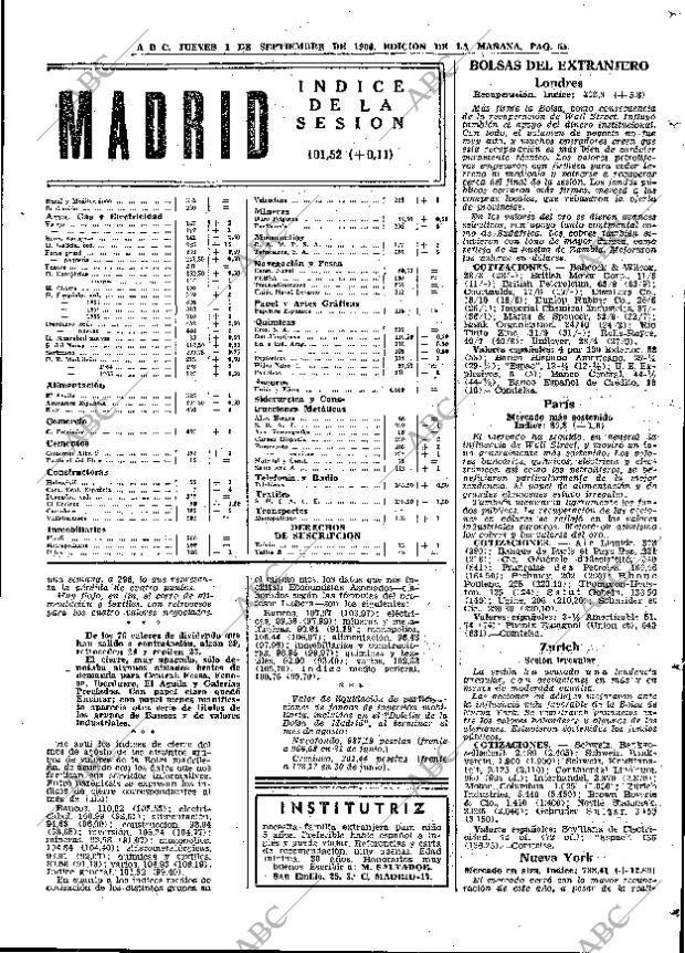 ABC MADRID 01-09-1966 página 55