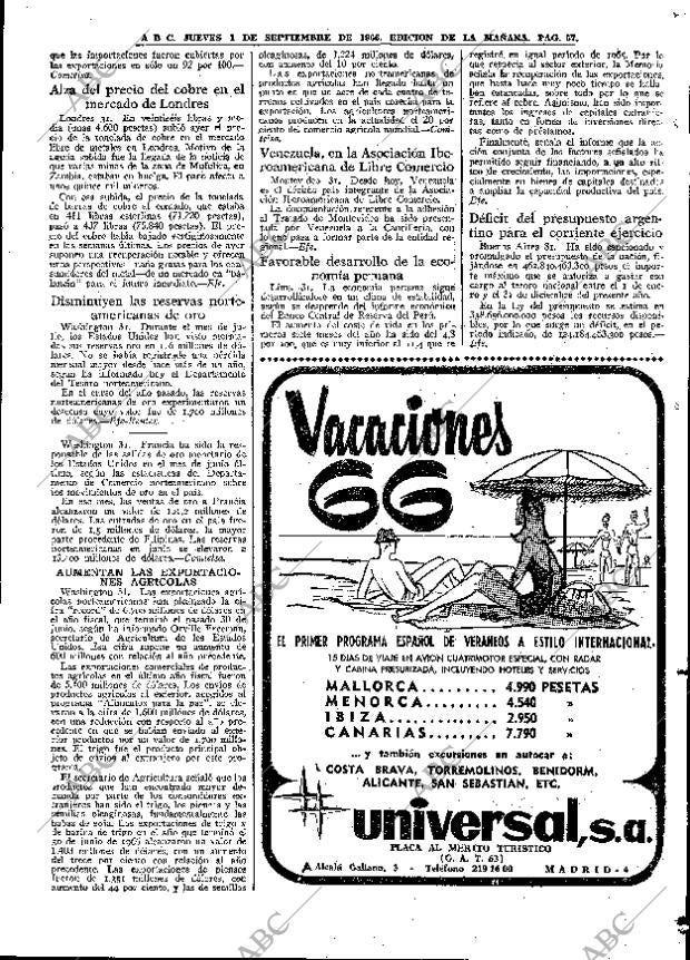 ABC MADRID 01-09-1966 página 57