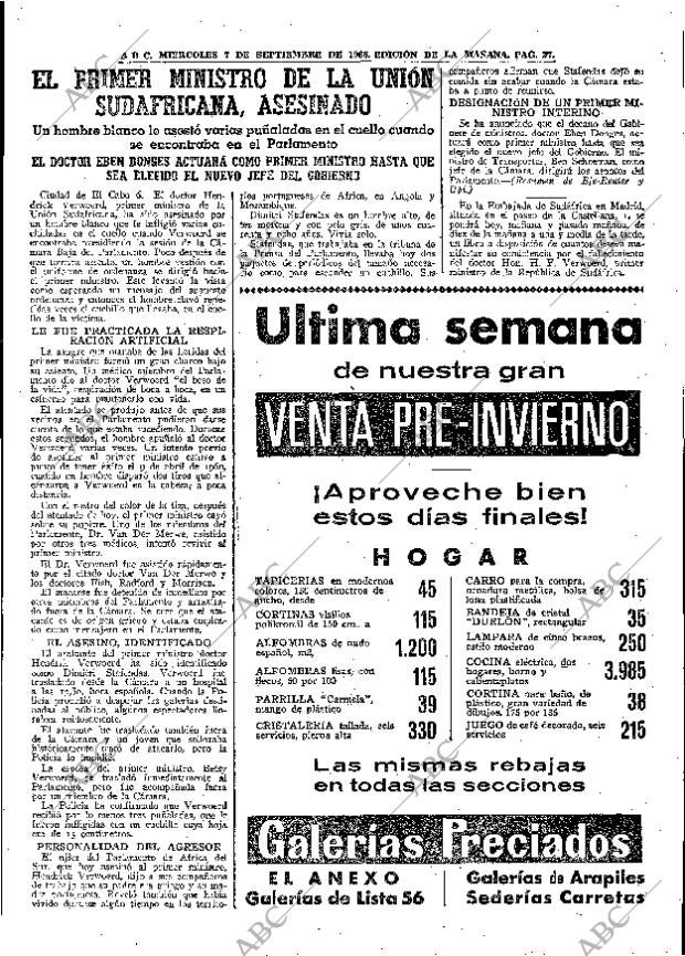 ABC MADRID 07-09-1966 página 27