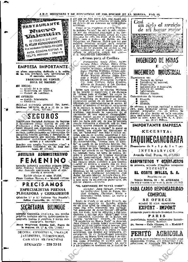 ABC MADRID 07-09-1966 página 62