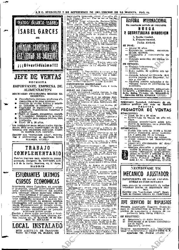 ABC MADRID 07-09-1966 página 64