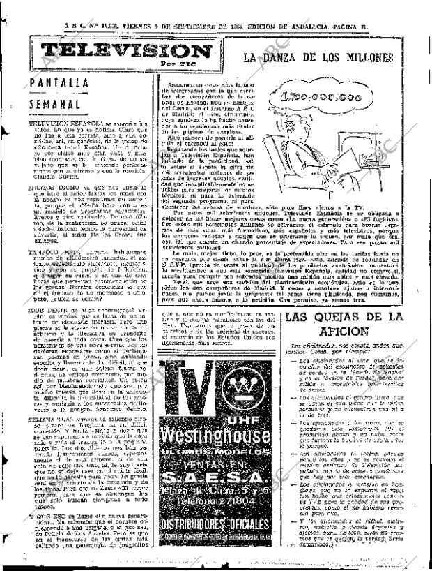 ABC SEVILLA 09-09-1966 página 71