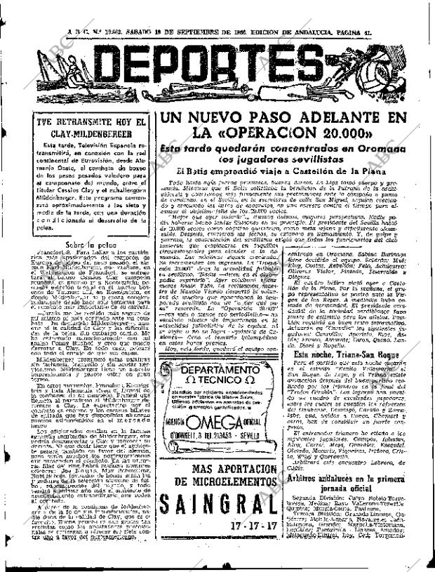 ABC SEVILLA 10-09-1966 página 41