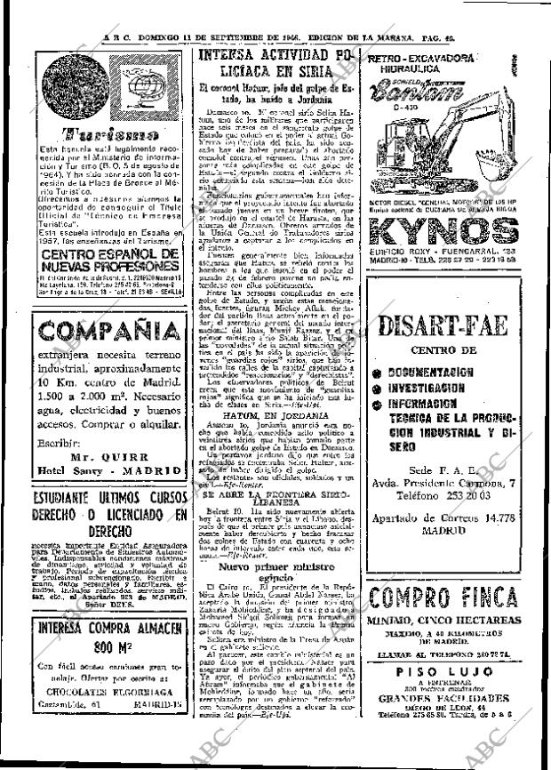 ABC MADRID 11-09-1966 página 46