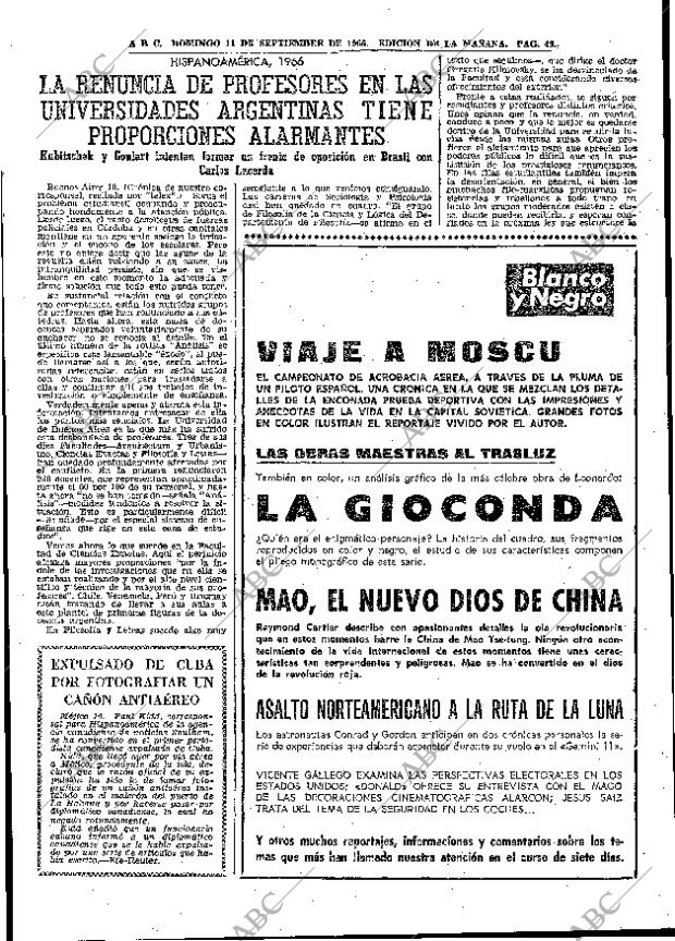 ABC MADRID 11-09-1966 página 49