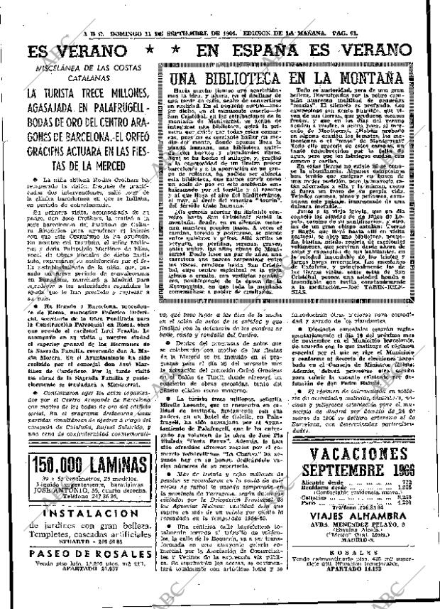 ABC MADRID 11-09-1966 página 60