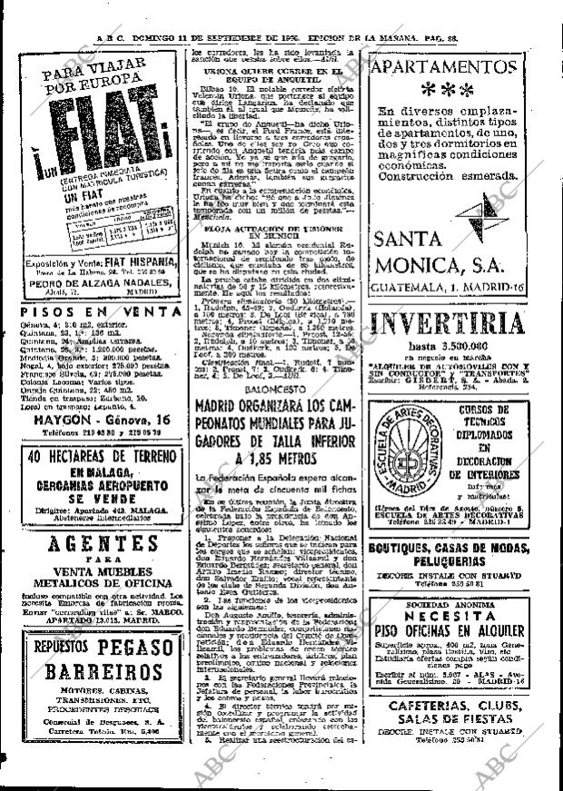 ABC MADRID 11-09-1966 página 85