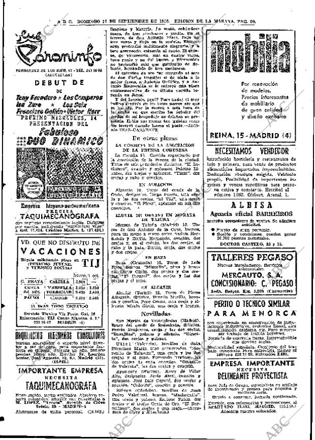 ABC MADRID 11-09-1966 página 89