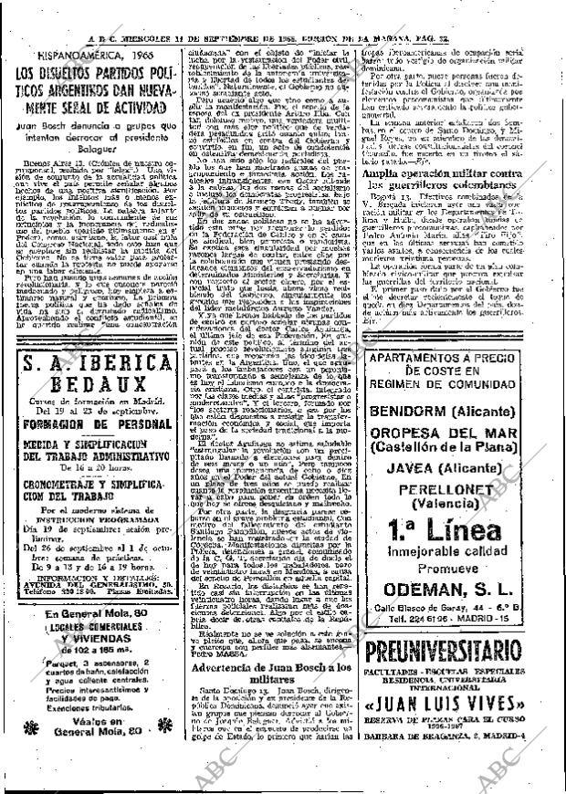 ABC MADRID 14-09-1966 página 32