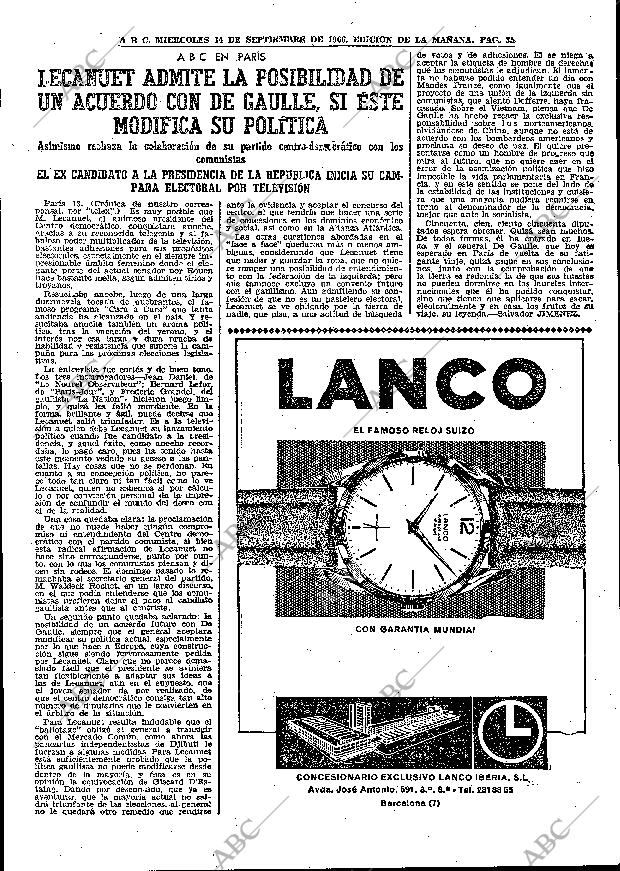 ABC MADRID 14-09-1966 página 35
