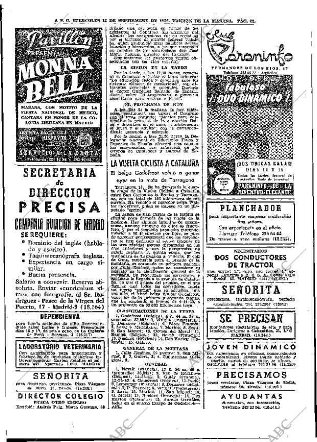 ABC MADRID 14-09-1966 página 60