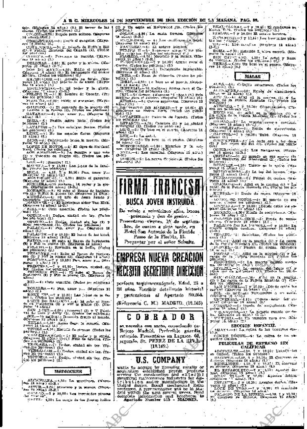 ABC MADRID 14-09-1966 página 69