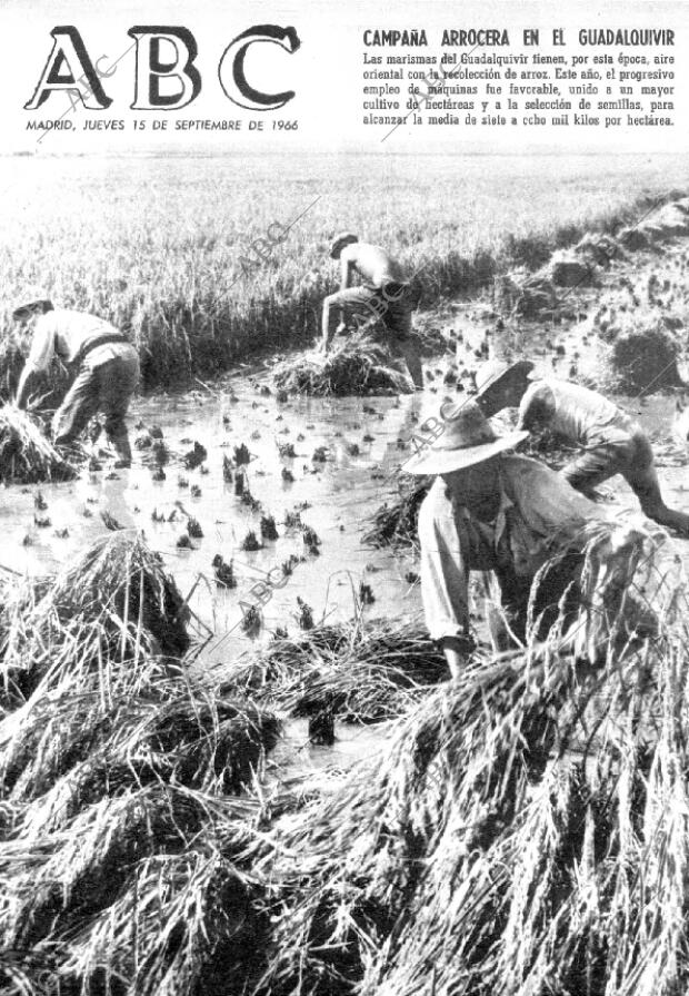 ABC MADRID 15-09-1966 página 1