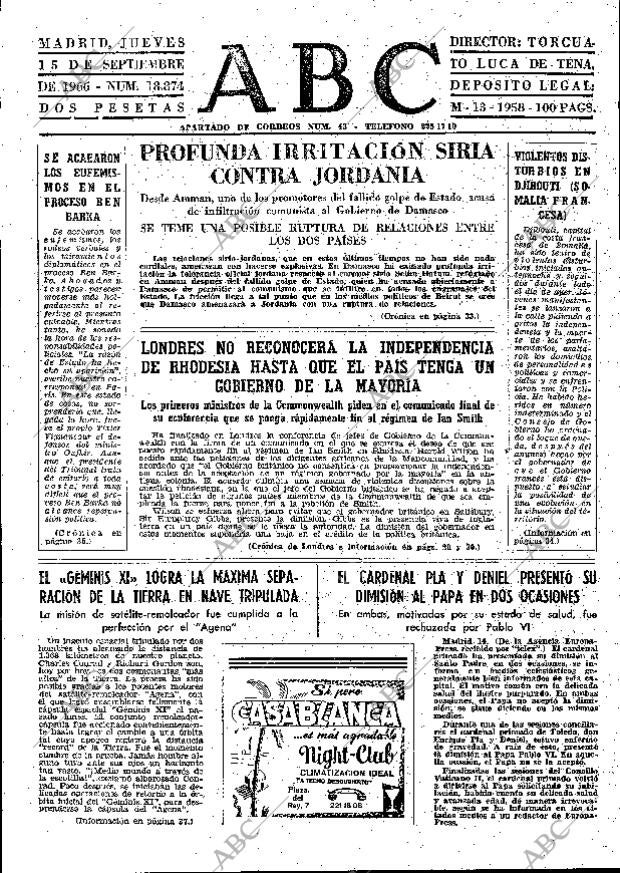 ABC MADRID 15-09-1966 página 27