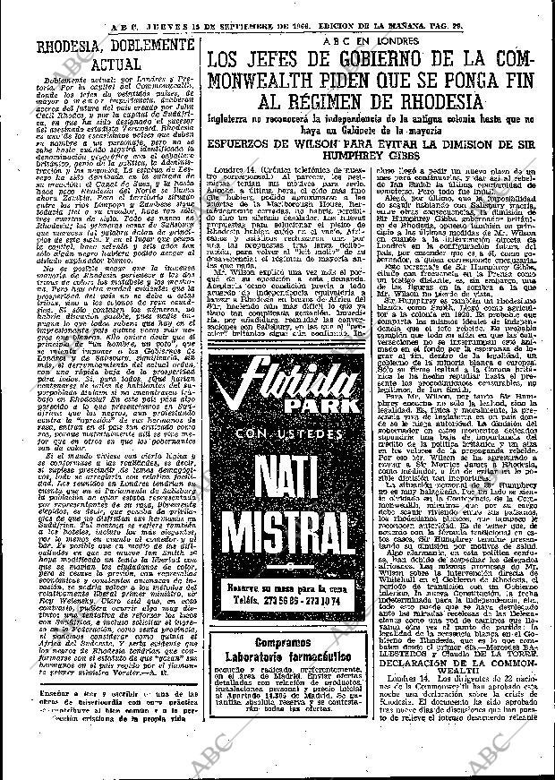 ABC MADRID 15-09-1966 página 29