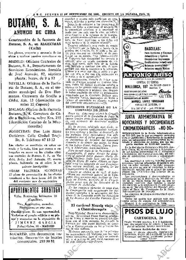ABC MADRID 15-09-1966 página 42