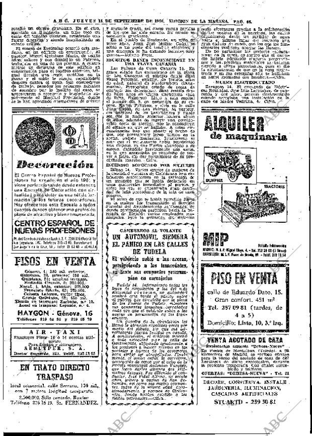 ABC MADRID 15-09-1966 página 46