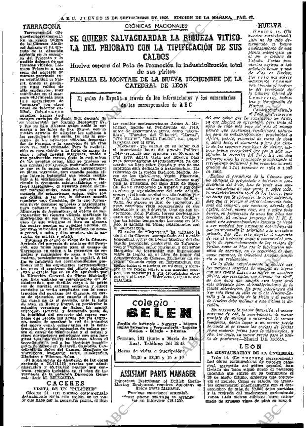 ABC MADRID 15-09-1966 página 47
