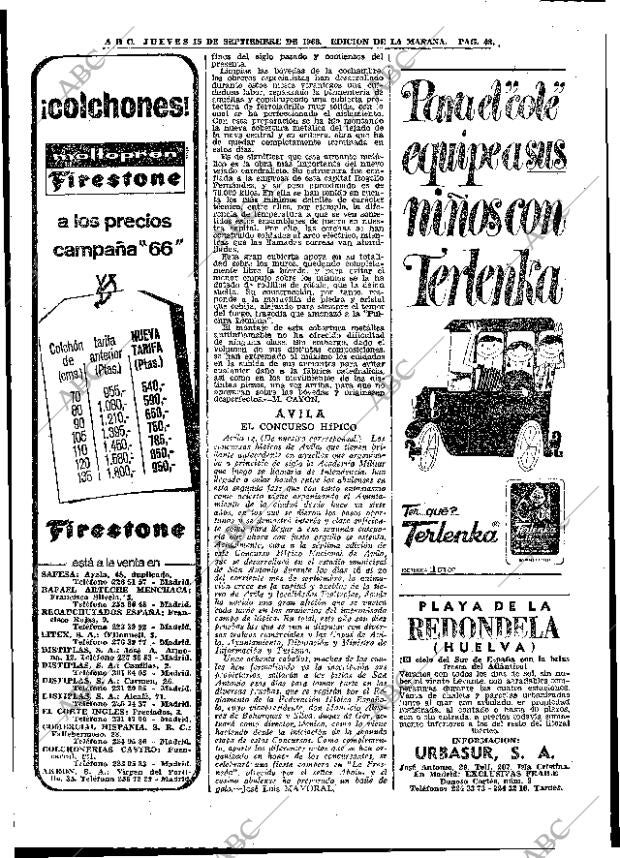 ABC MADRID 15-09-1966 página 48