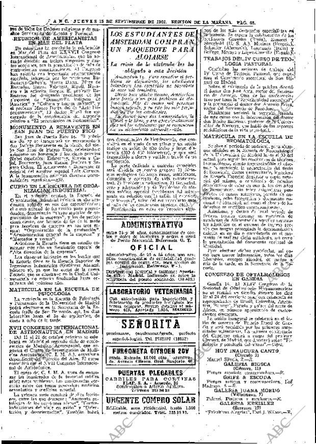 ABC MADRID 15-09-1966 página 62