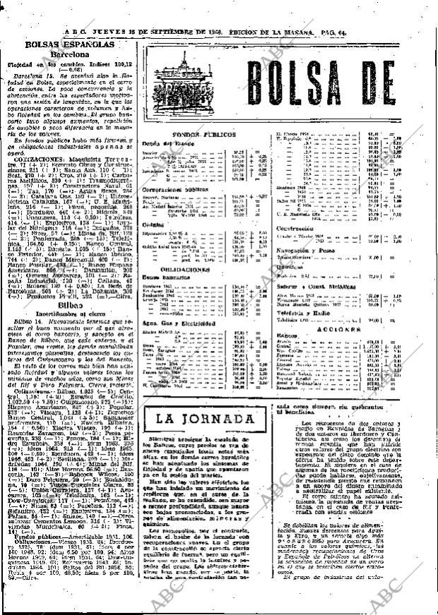 ABC MADRID 15-09-1966 página 64