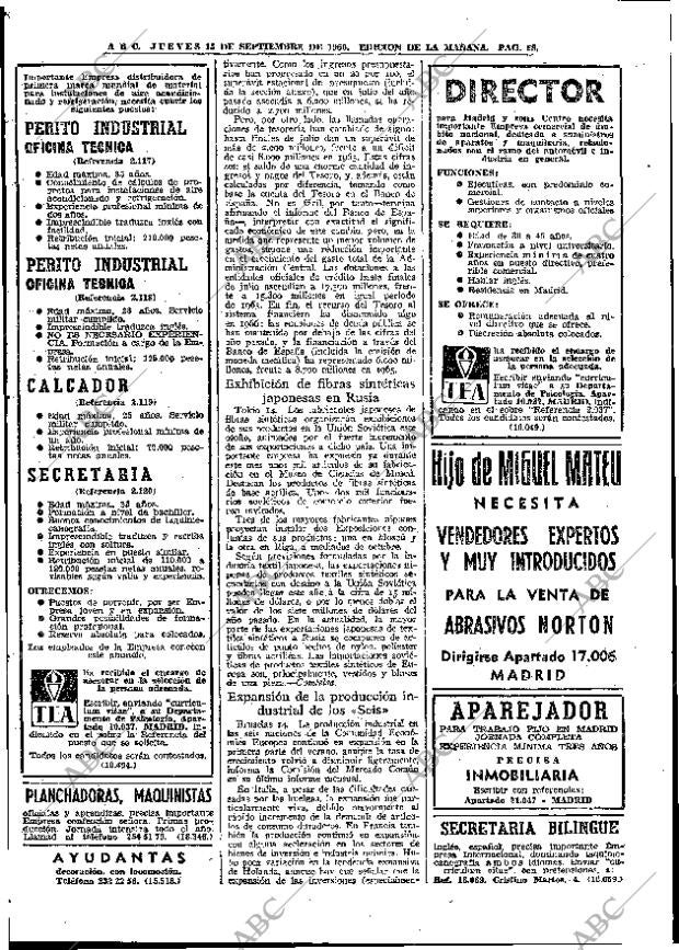 ABC MADRID 15-09-1966 página 68