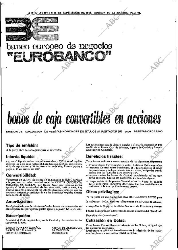 ABC MADRID 15-09-1966 página 70
