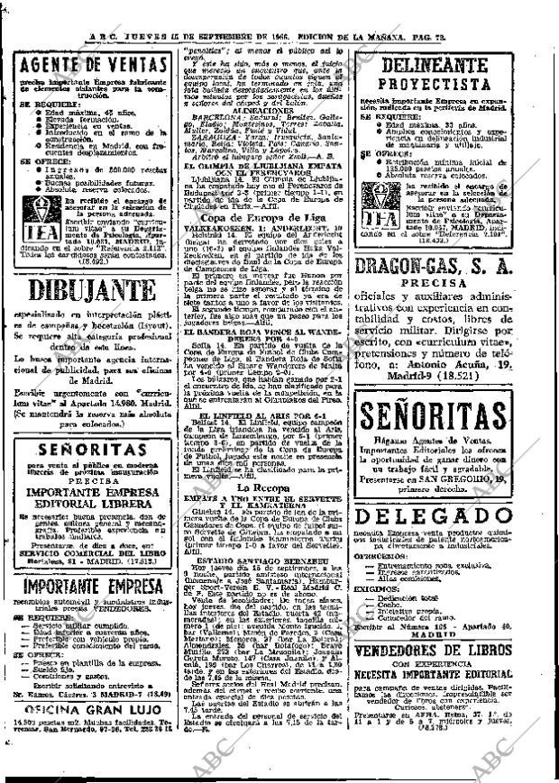 ABC MADRID 15-09-1966 página 72