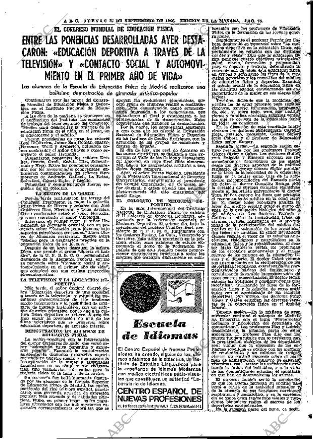 ABC MADRID 15-09-1966 página 75