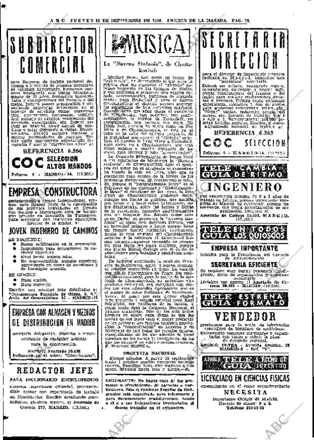 ABC MADRID 15-09-1966 página 78