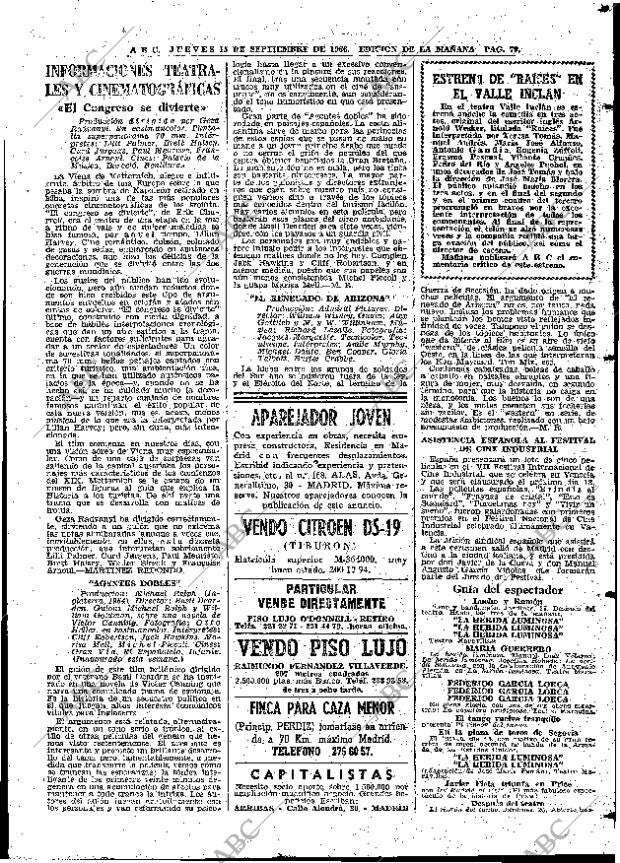 ABC MADRID 15-09-1966 página 79