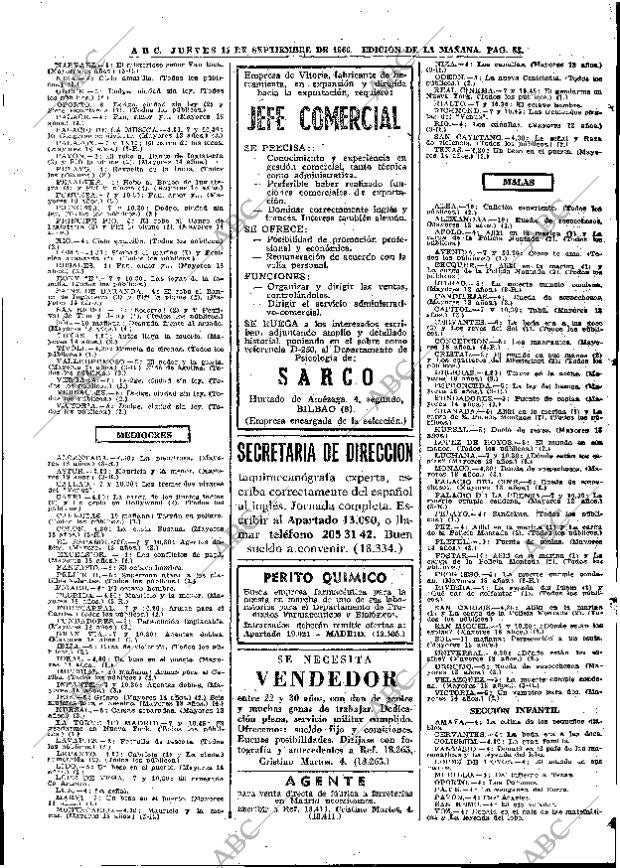 ABC MADRID 15-09-1966 página 83