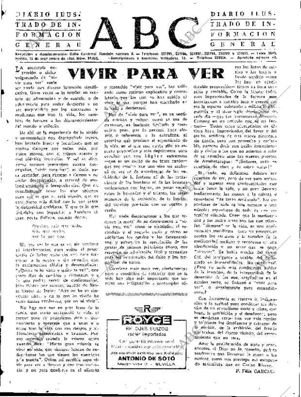 ABC SEVILLA 15-09-1966 página 3