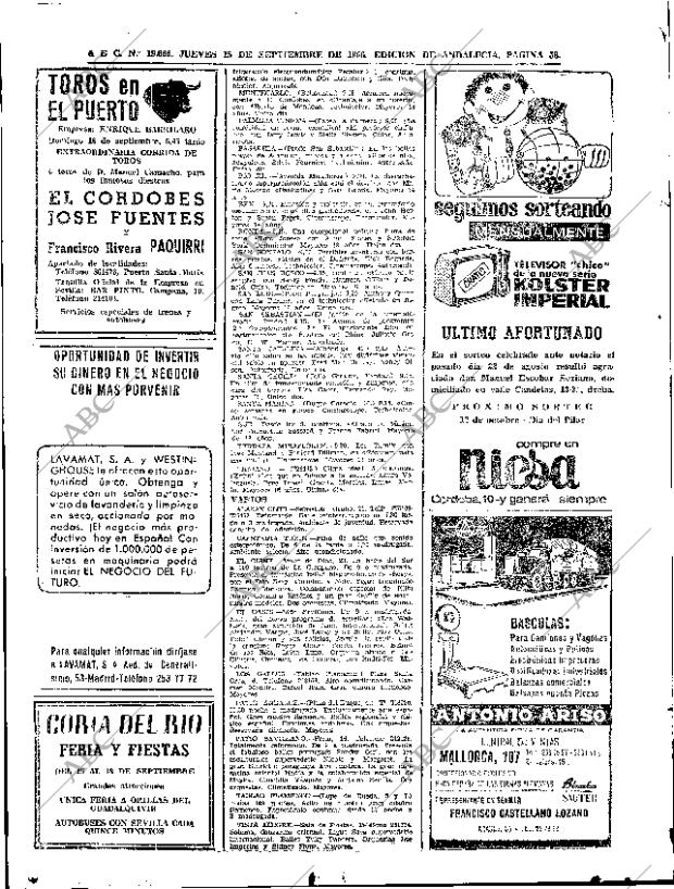 ABC SEVILLA 15-09-1966 página 58