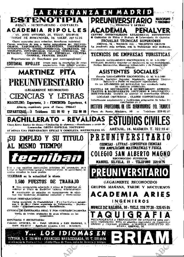 ABC MADRID 16-09-1966 página 18