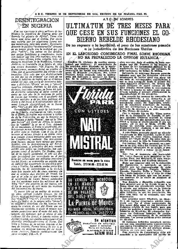 ABC MADRID 16-09-1966 página 33