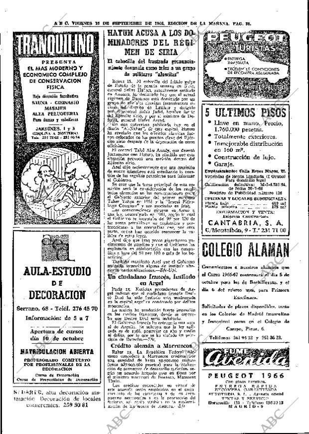 ABC MADRID 16-09-1966 página 38
