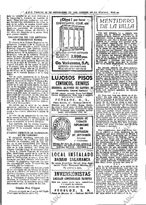 ABC MADRID 16-09-1966 página 60