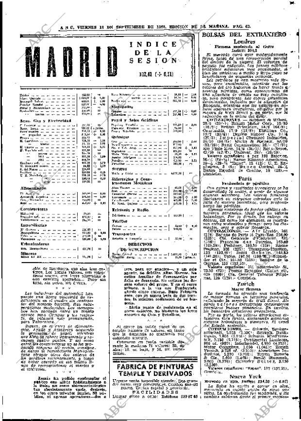 ABC MADRID 16-09-1966 página 63