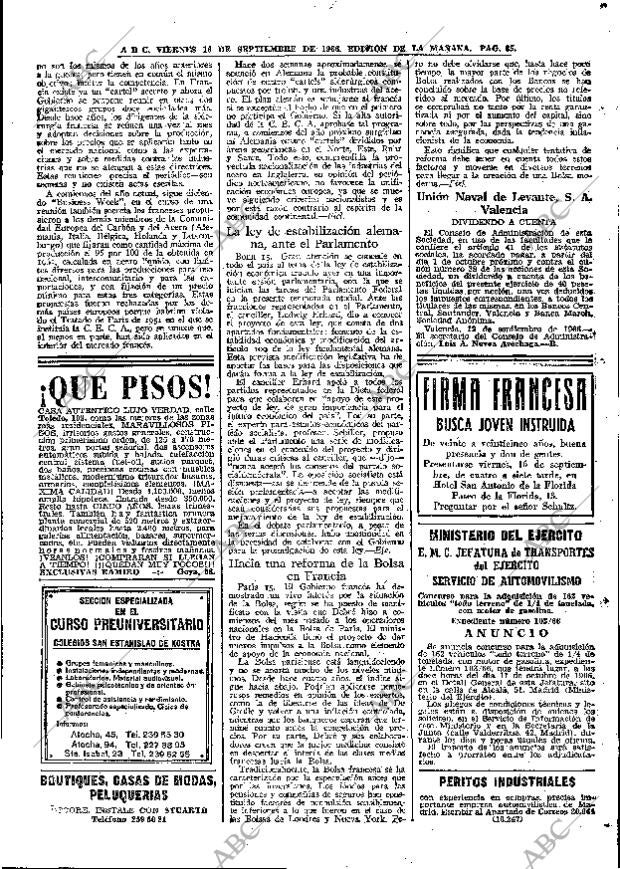 ABC MADRID 16-09-1966 página 65
