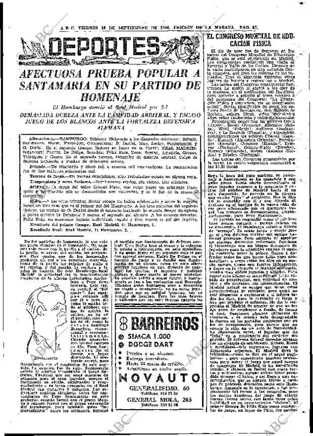 ABC MADRID 16-09-1966 página 67