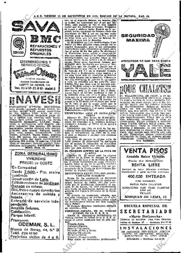 ABC MADRID 16-09-1966 página 68
