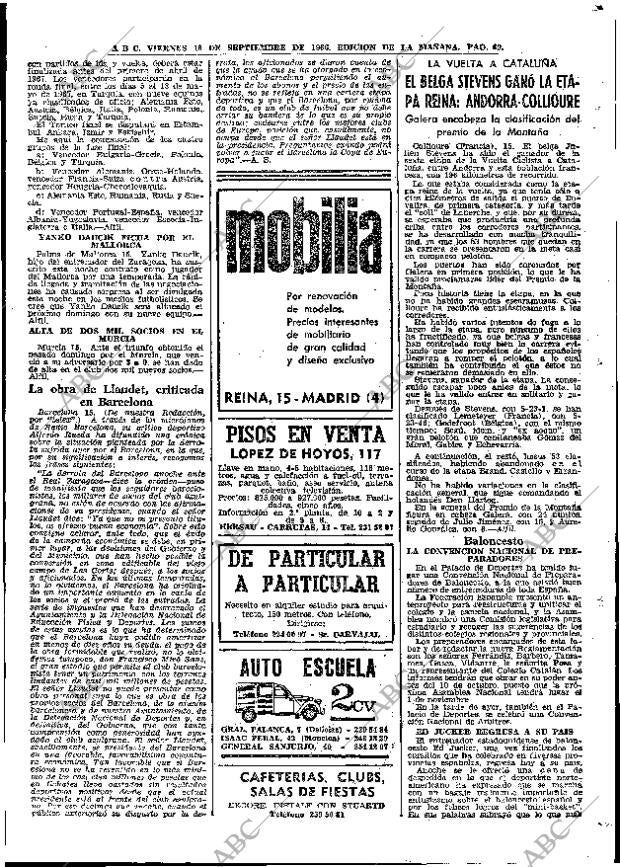 ABC MADRID 16-09-1966 página 69