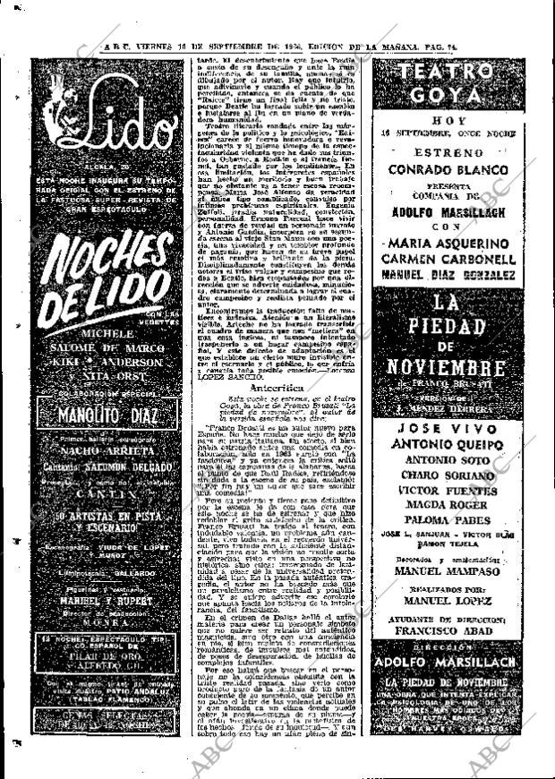 ABC MADRID 16-09-1966 página 74